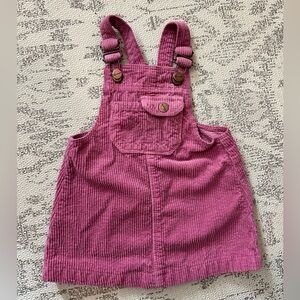 Zara Corduroy Overall Dress 12-18 months